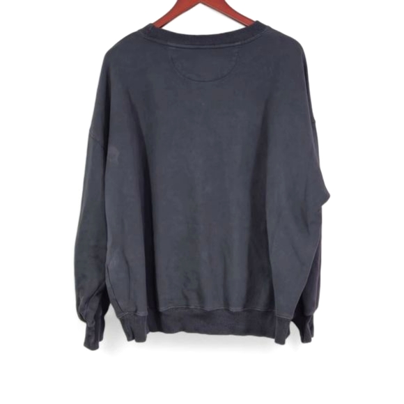 American Eagle Women's Nirvana Sweatshirt Gray Medium Distressed Vintage Style - Picture 2 of 8